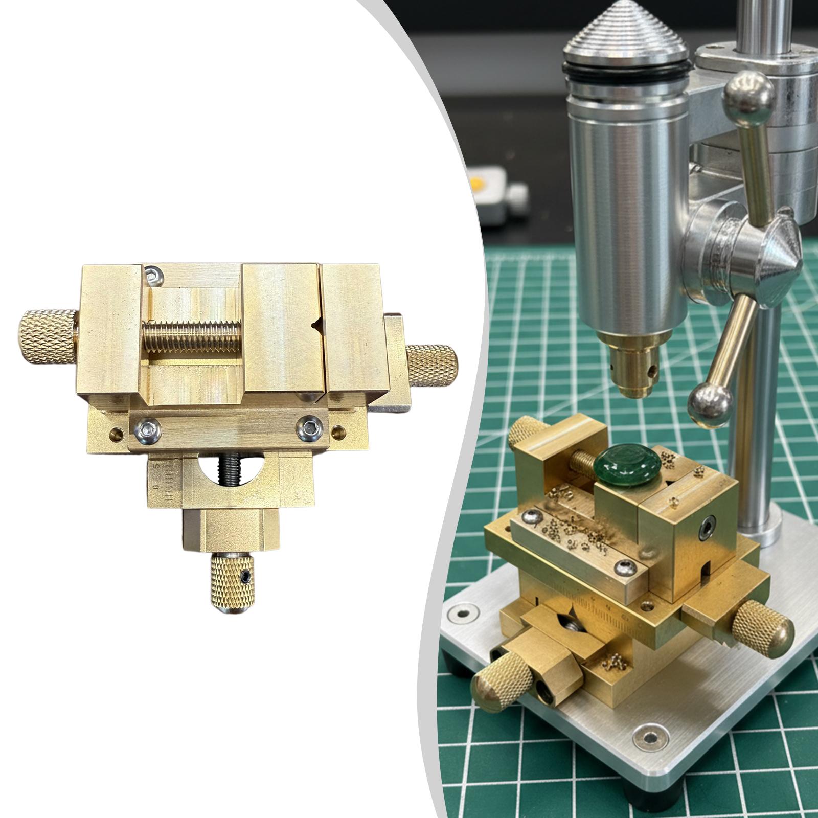 Cross Slide Vise Table Bench Drill Press - Compacte metalen pers- en schuiftafel met