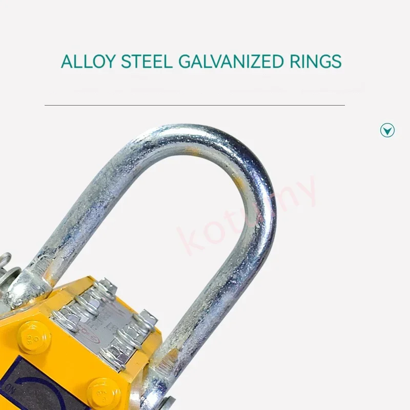 Magnetic Lifter Permanent Crane Hoist 600Kg - 600Kg Capaciteit Staal Permanente Magnetische Lifter