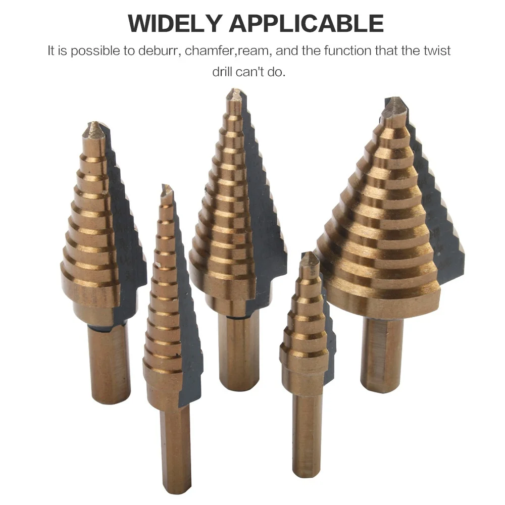 5-delige trapboorset HSS kobal - Step Drill Bit Set Titanium Hss Cobalt recensie en prijs