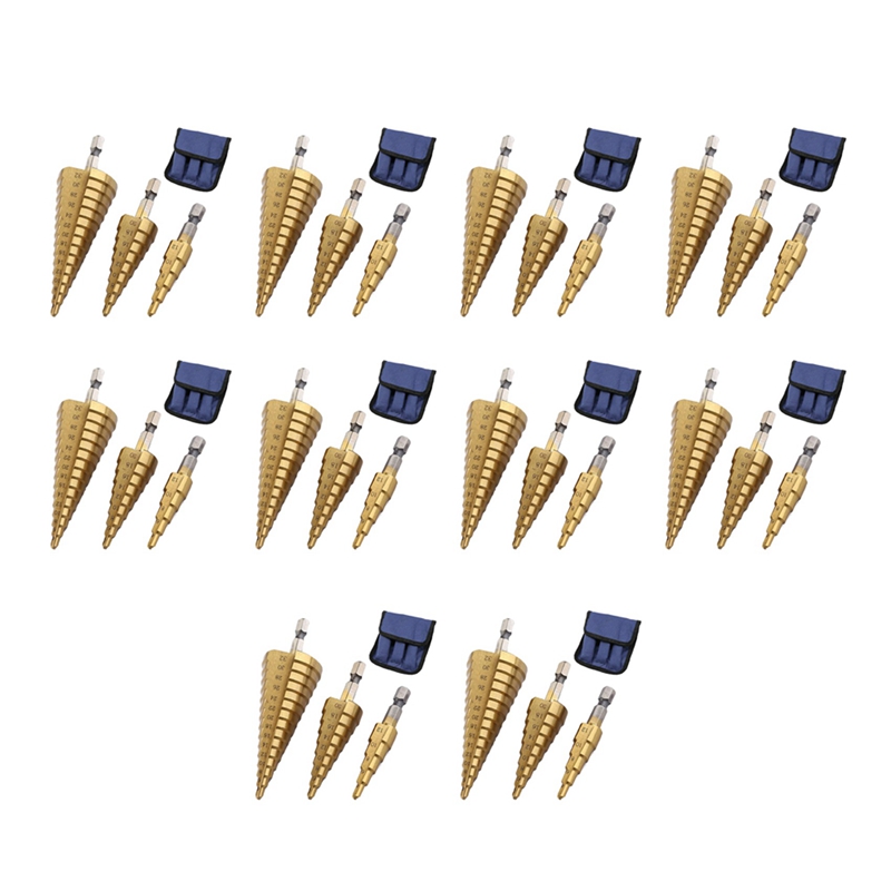 A23T HSS Trapboorset van 30 st - Step Drill Bit Set Titanium Hss Cobalt recensie en prijs