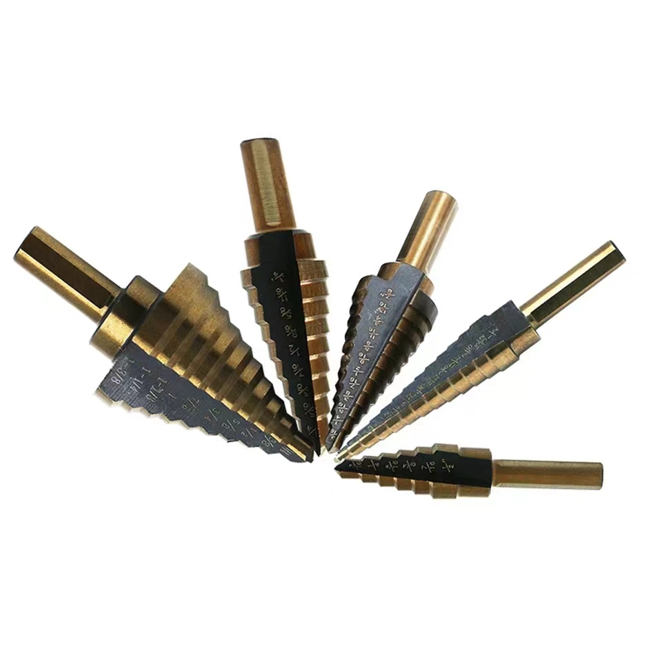 Stapboorset 5 stuks Hss 4241 K - Step Drill Bit Set Titanium Hss Cobalt recensie en prijs