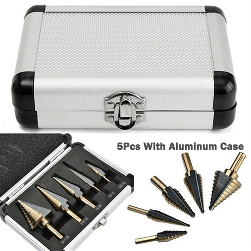 5-delige trapboorset HSS kobal - Step Drill Bit Set Titanium Hss Cobalt recensie en prijs