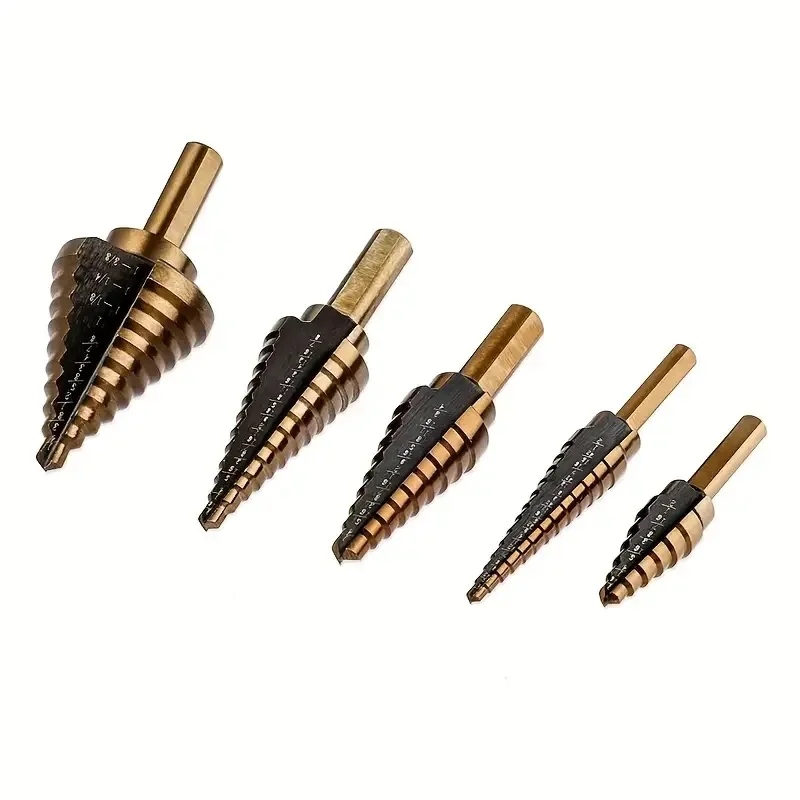 Koolstofstaal Zwart Fillister  - Step Drill Bit Set Titanium Hss Cobalt recensie en prijs