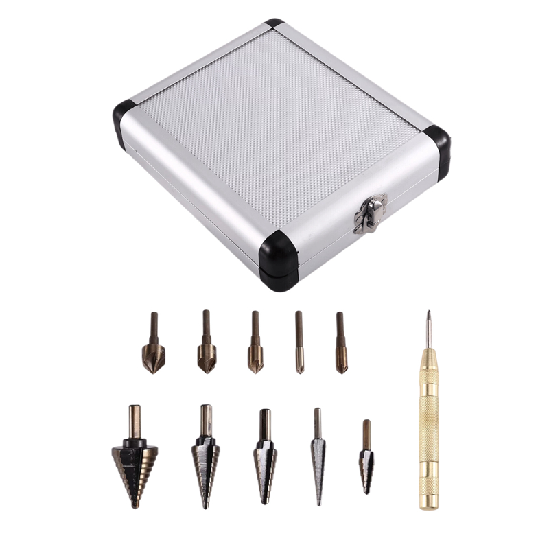 A23T set met trapboor en verzi - Step Drill Bit Set Titanium Hss Cobalt recensie en prijs