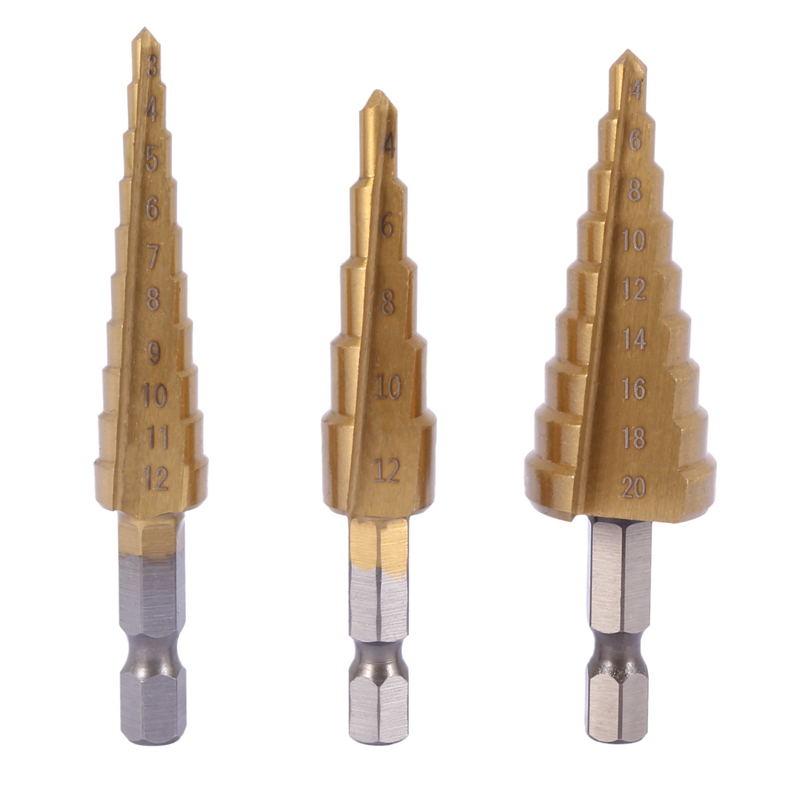 A23T, set van 6 HSS-titanium t - Step Drill Bit Set Titanium Hss Cobalt recensie en prijs