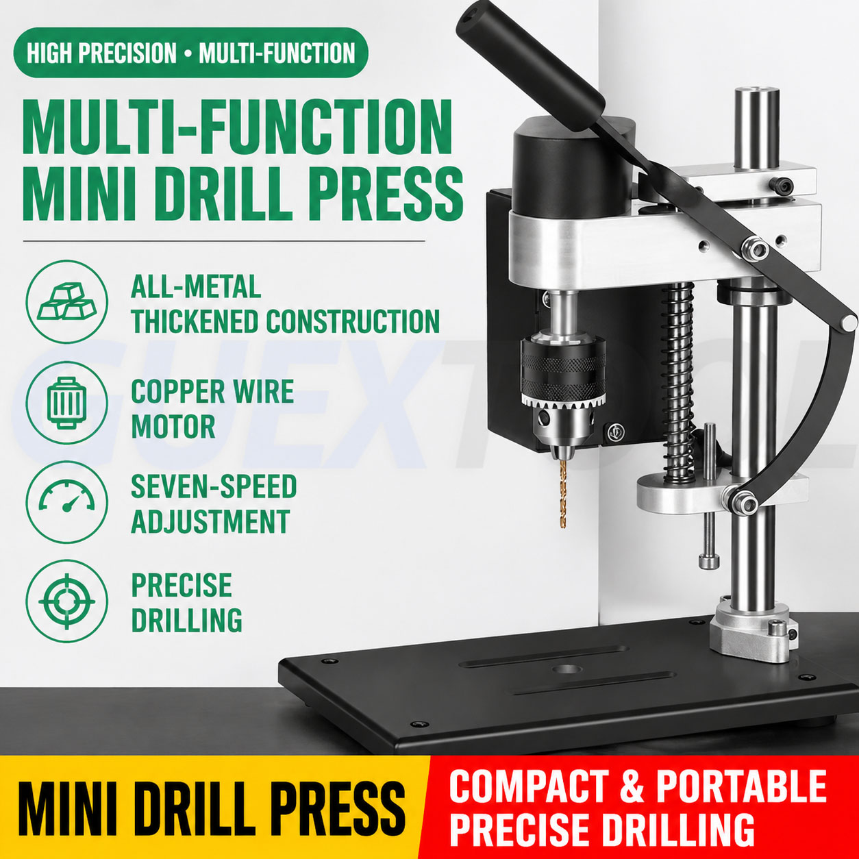 Mini-boormachine met variabele - Benchtop Drill Press Mini Variable Speed recensie en prijs