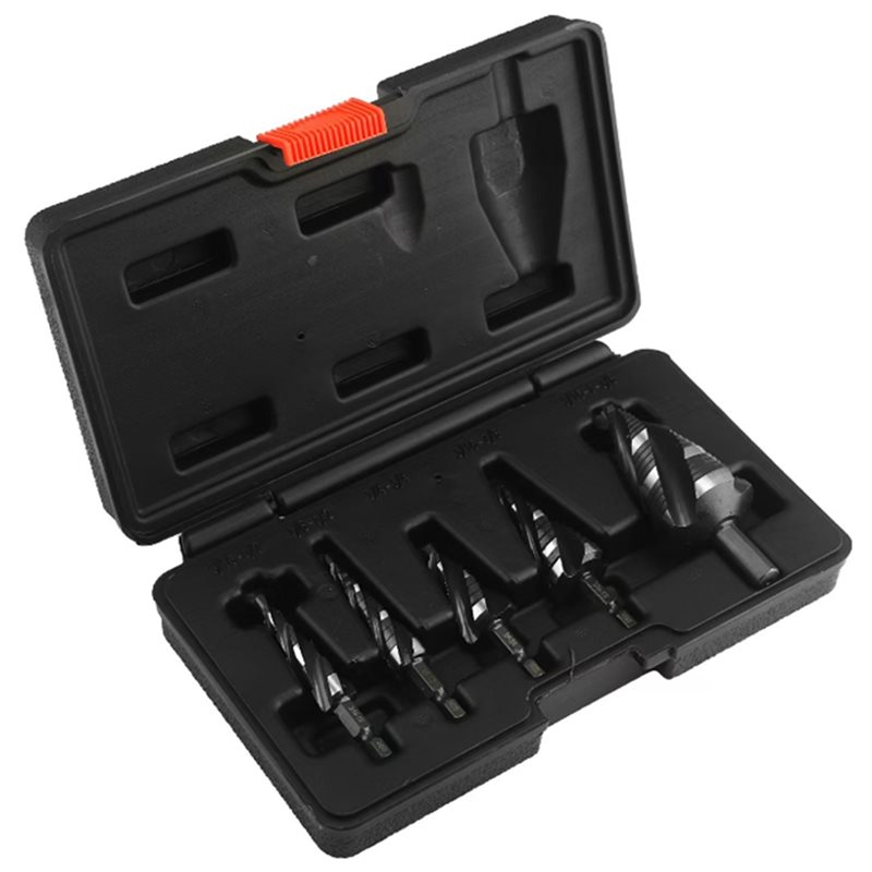 A74E-Five-Spiral-Flute Step Dr - Step Drill Bit Set Titanium Hss Cobalt recensie en prijs