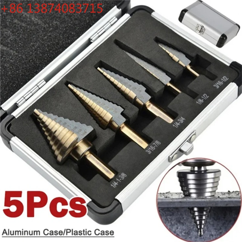 5-delige trapboorset HSS kobal - Step Drill Bit Set Titanium Hss Cobalt recensie en prijs
