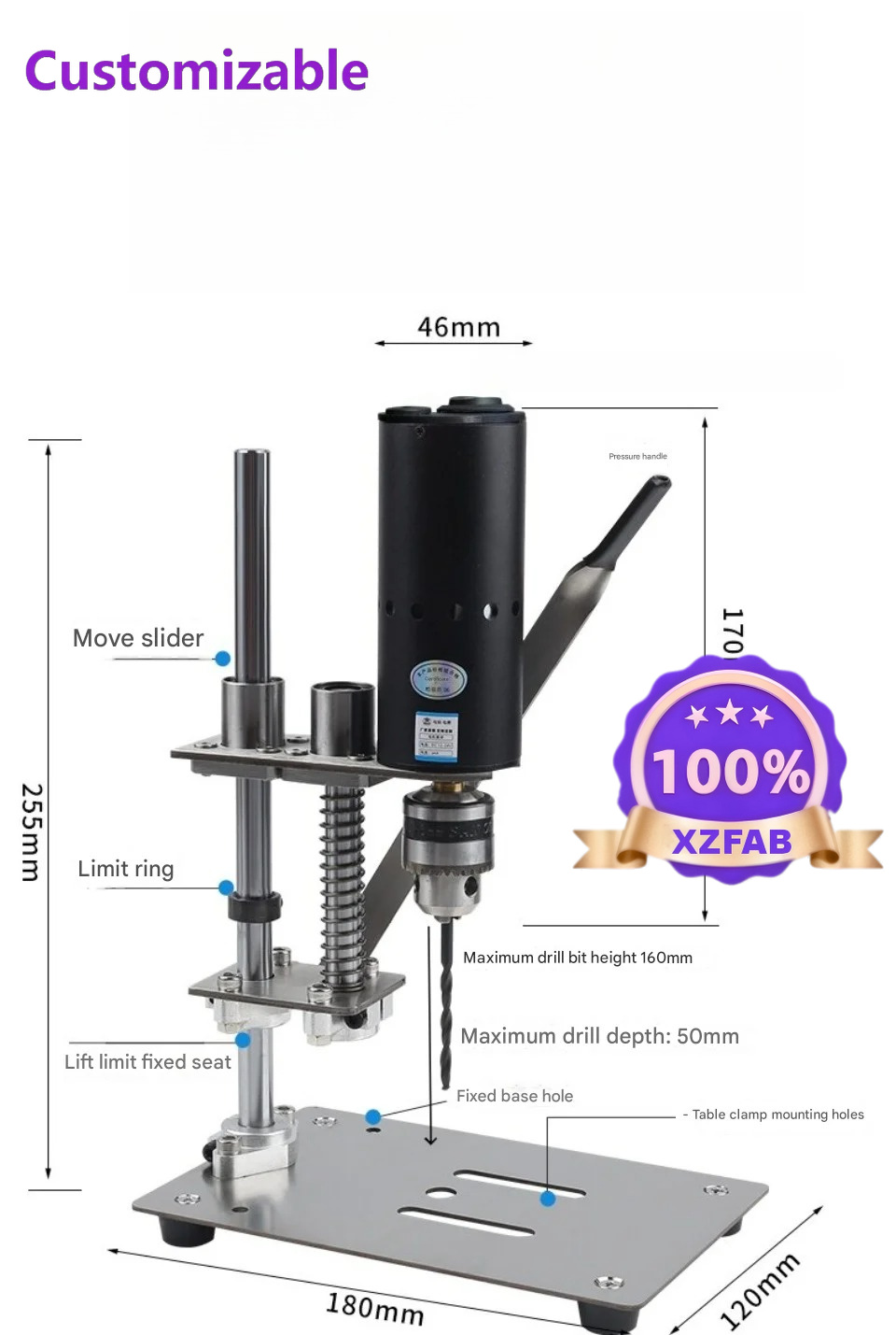 Fabrieksdirect 2026 Draagbare  - Benchtop Drill Press Mini Variable Speed recensie en prijs