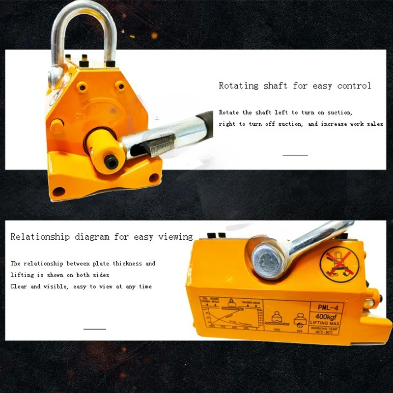 Stalen magnetische lifter Zwar - Magnetic Lifter Permanent Crane Hoist 600Kg recensie en prijs