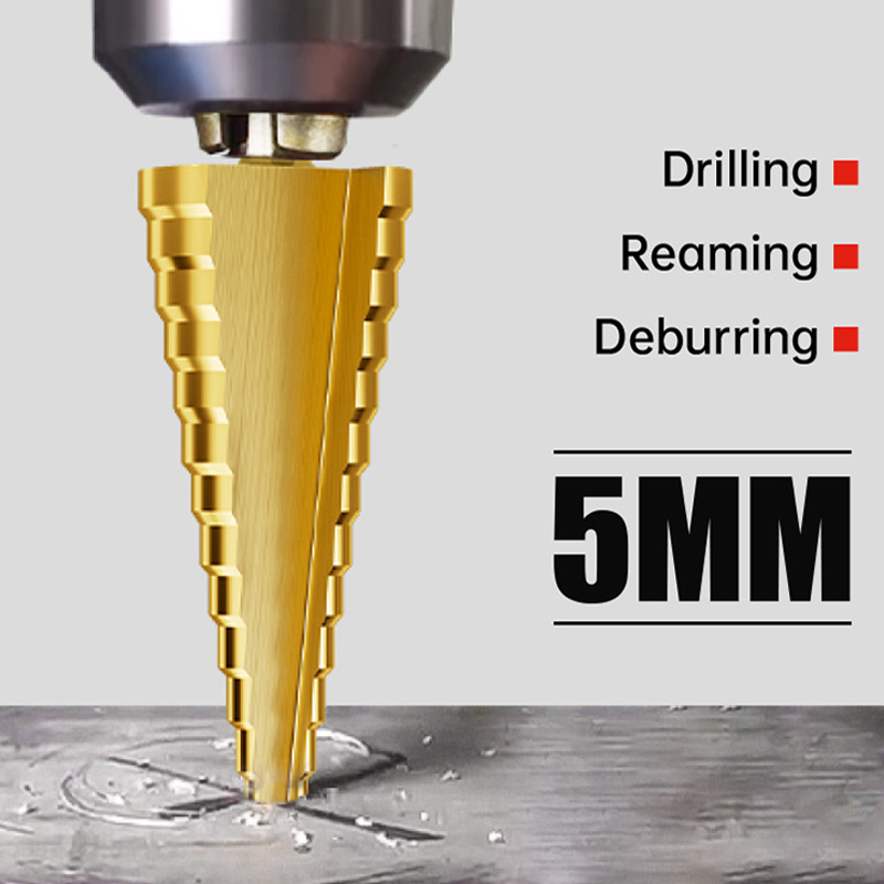 HUHAO 3PCS M35 Bevat Kobalt HS - Step Drill Bit Set Titanium Hss Cobalt recensie en prijs