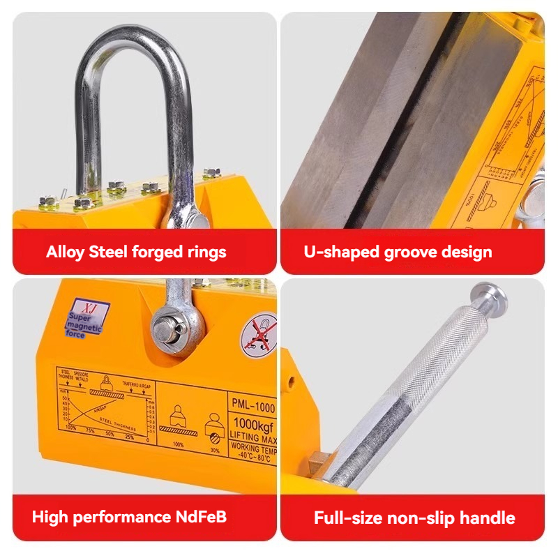 100kg/600kg Permanente Magneti - Magnetic Lifter Permanent Crane Hoist 600Kg recensie en prijs