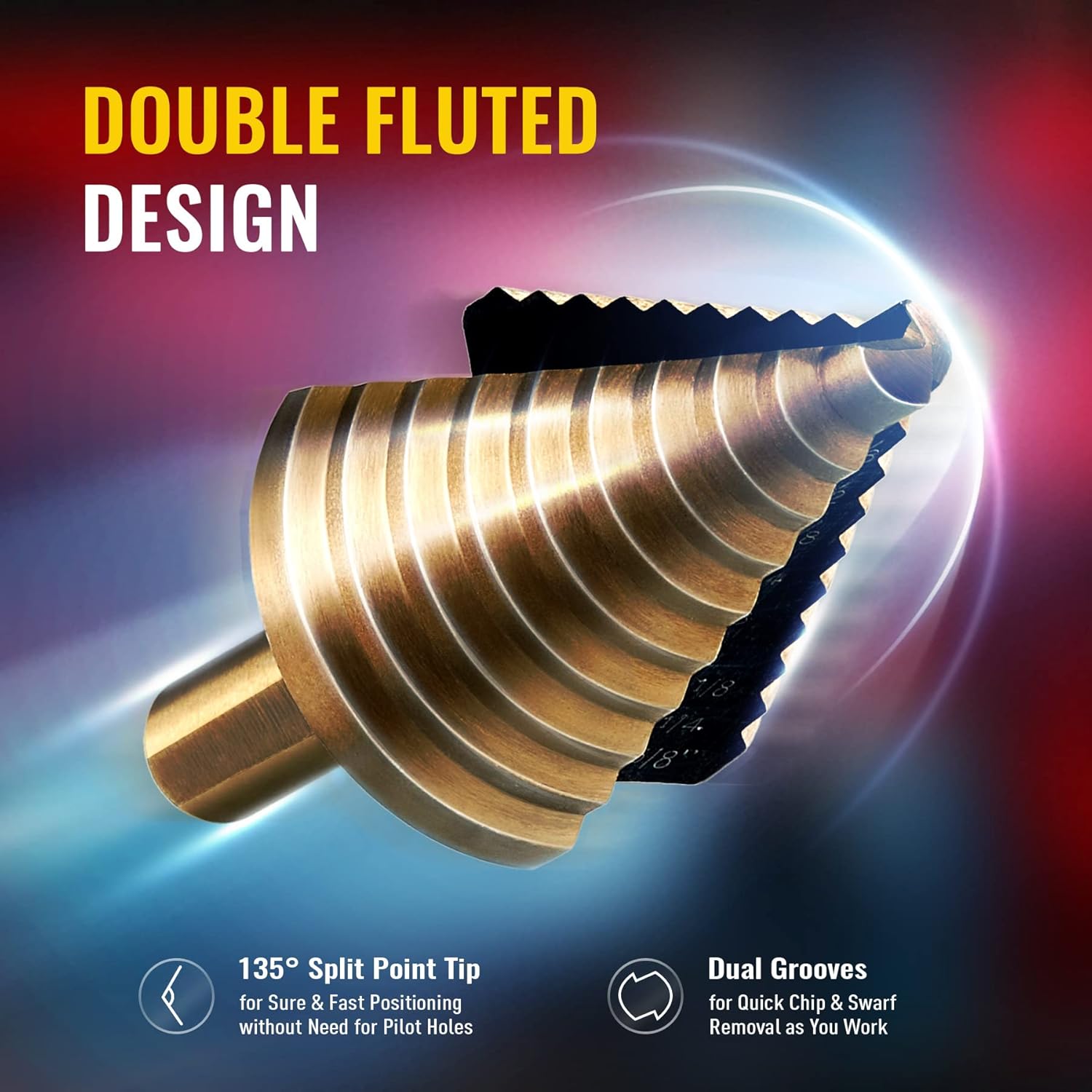 5-delige trapboorset HSS kobal - Step Drill Bit Set Titanium Hss Cobalt recensie en prijs